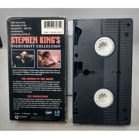 Stephen King Nightshift Collection Woman in the Room & Boogeyman VHS - Tested - Picture 4 of 10